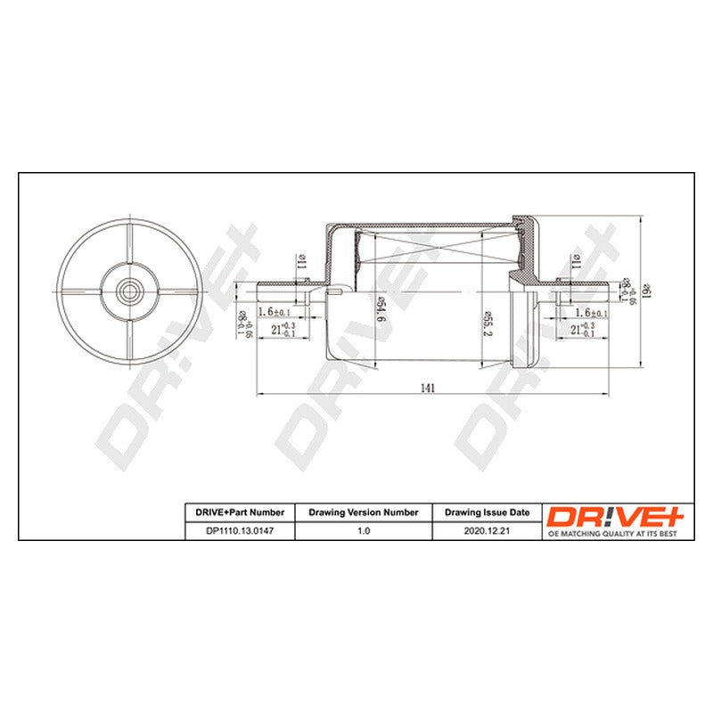 Filtru combustibil Dr!ve+ DP1110.13.0147