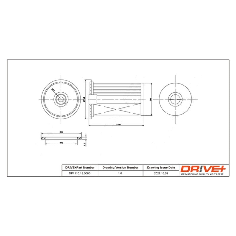 Filtru combustibil Dr!ve+ DP1110.13.0066