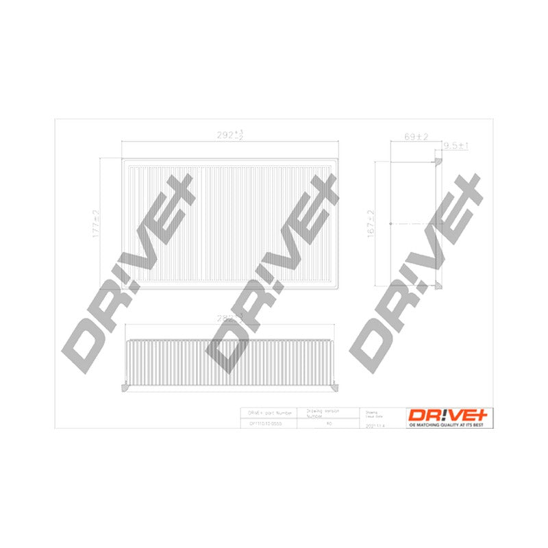 Filtru aer Dr!ve+ DP1110.10.0555