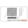 Filtru aer Dr!ve+ DP1110.10.0599