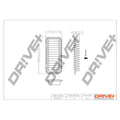 Filtru aer Dr!ve+ DP1110.10.0085