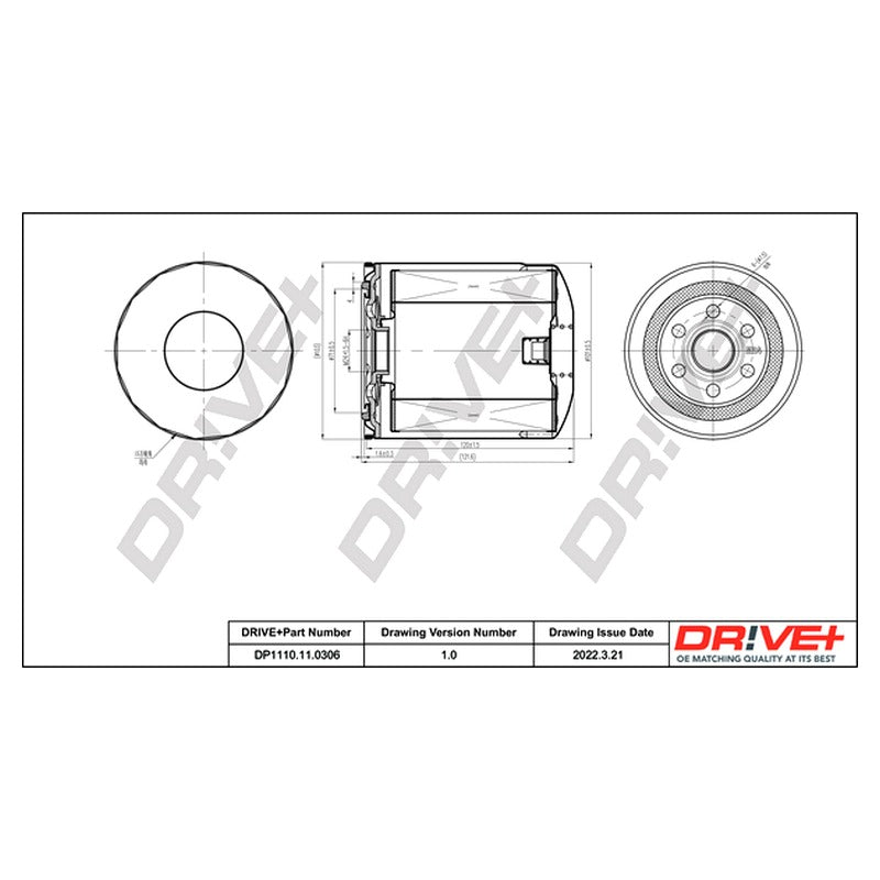 Filtru ulei Dr!ve+ DP1110.11.0306