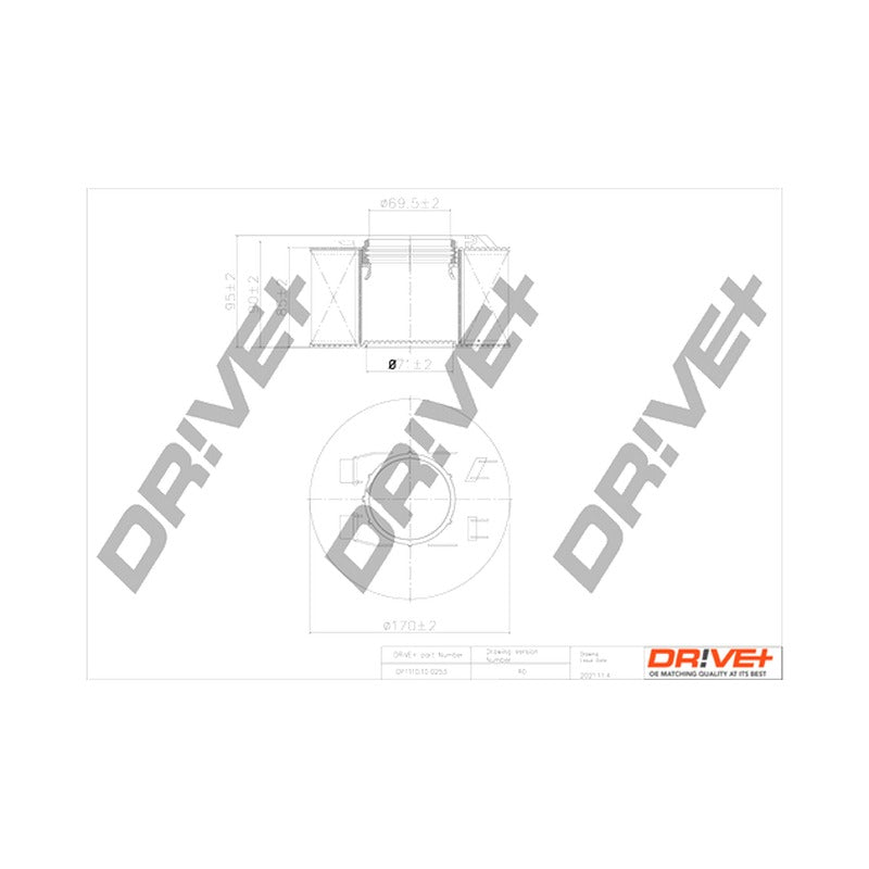 Filtru aer Dr!ve+ DP1110.10.0253