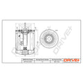 Filtru ulei Dr!ve+ DP1110.11.0013