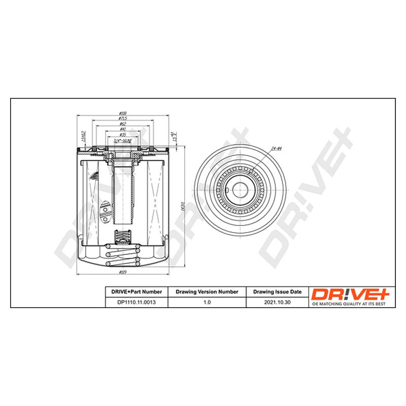 Filtru ulei Dr!ve+ DP1110.11.0013