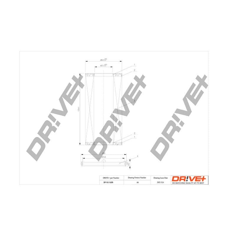 Filtru ulei Dr!ve+ DP1110.11.0078