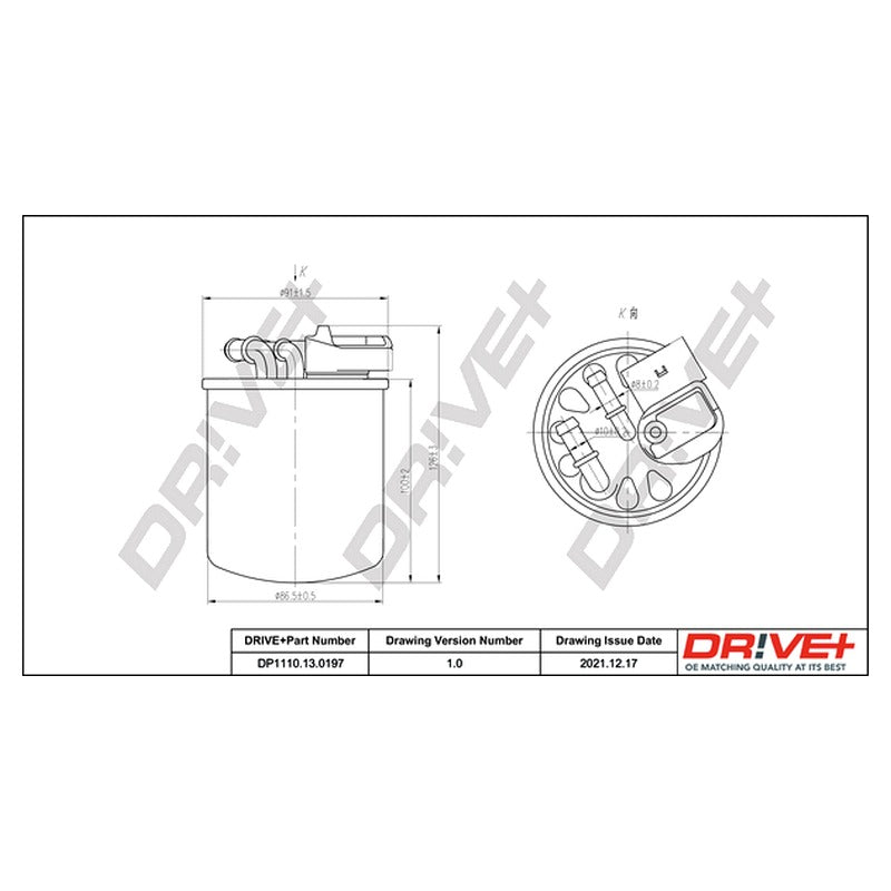 Filtru combustibil Dr!ve+ DP1110.13.0197