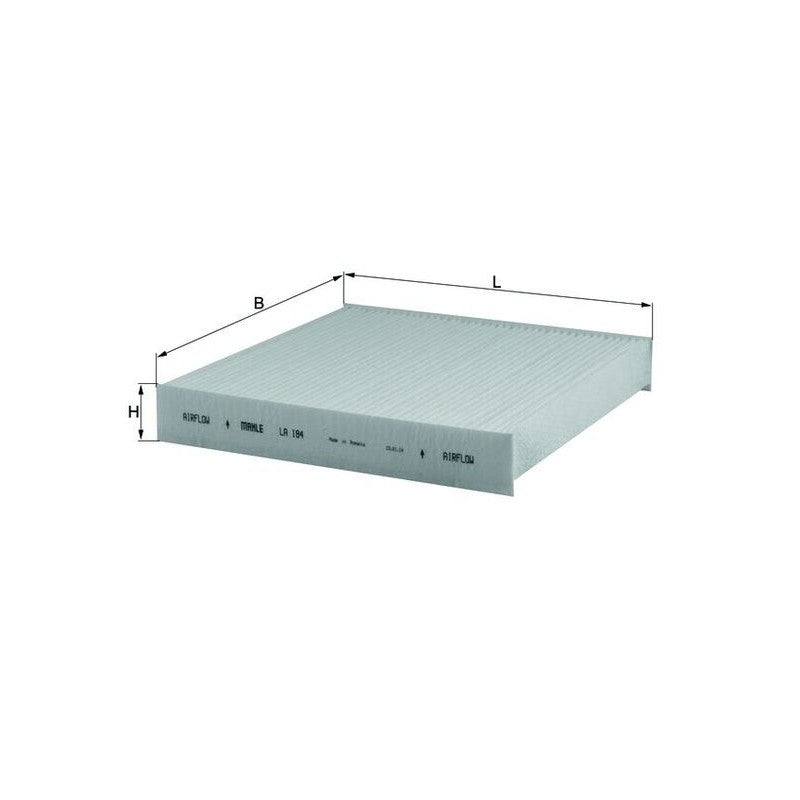 Filtru habitaclu MAHLE LA 184