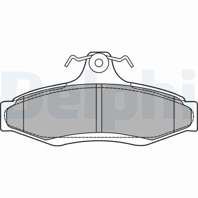 Set placute frana DELPHI LP1424