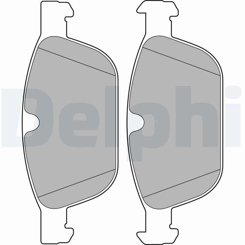 Set placute frana DELPHI LP2140