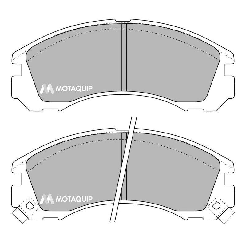 Set placute frana MOTAQUIP LVXL721