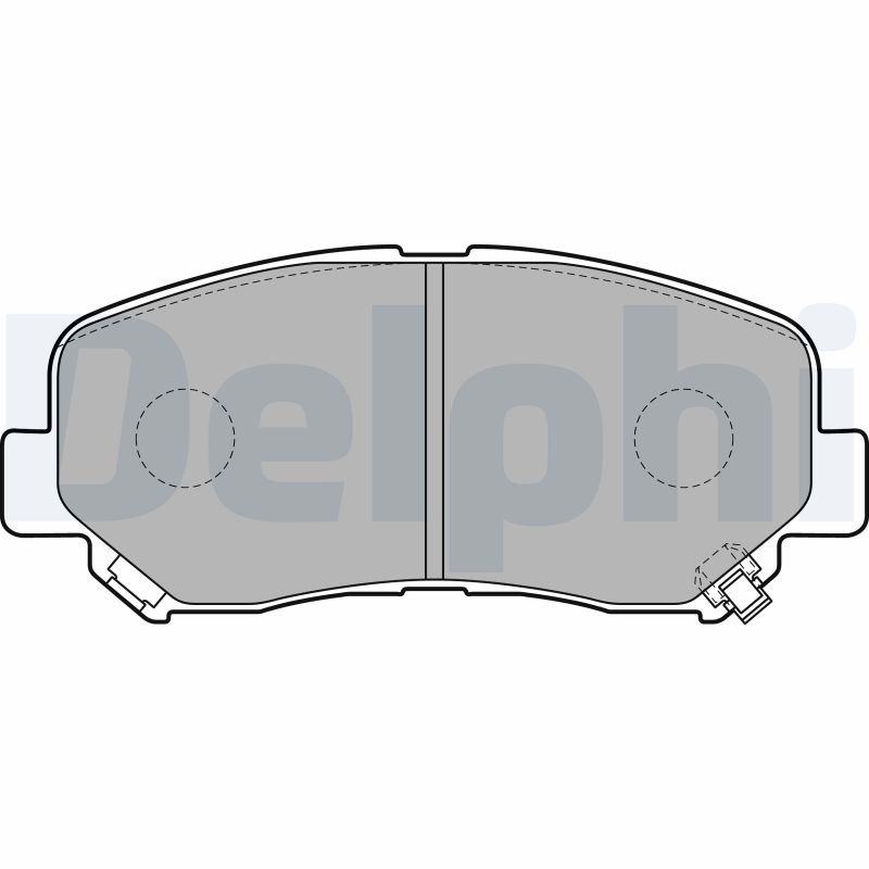 Set placute frana DELPHI LP2481