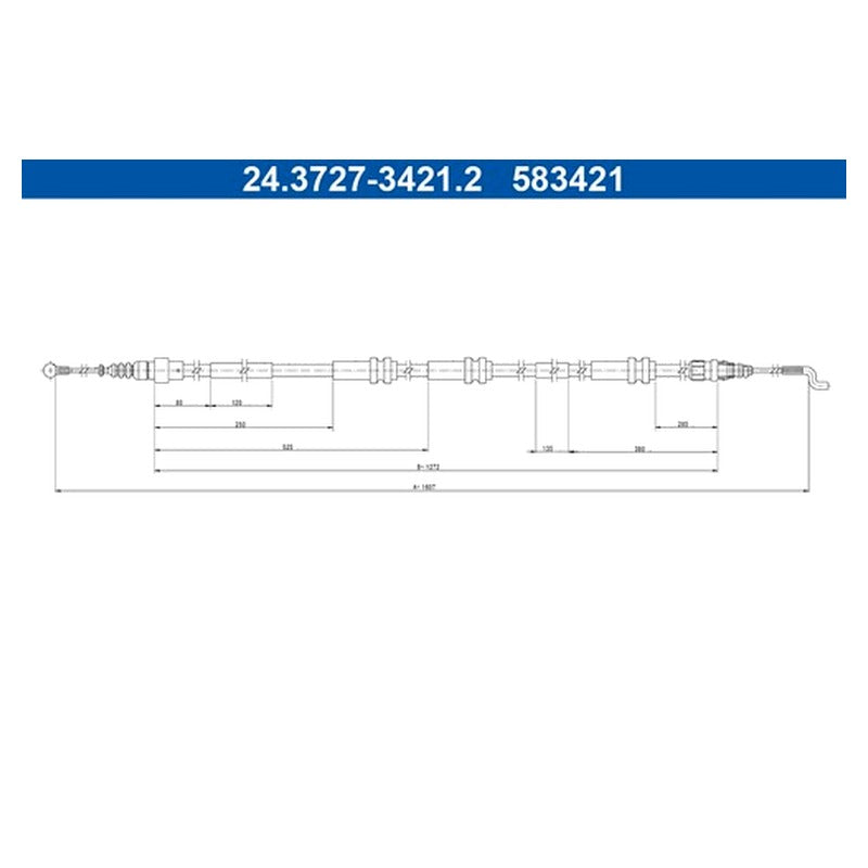 Cablu frana de mana ATE 24.3727-3424.2