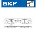 Set placute frana SKF VKBP 80553