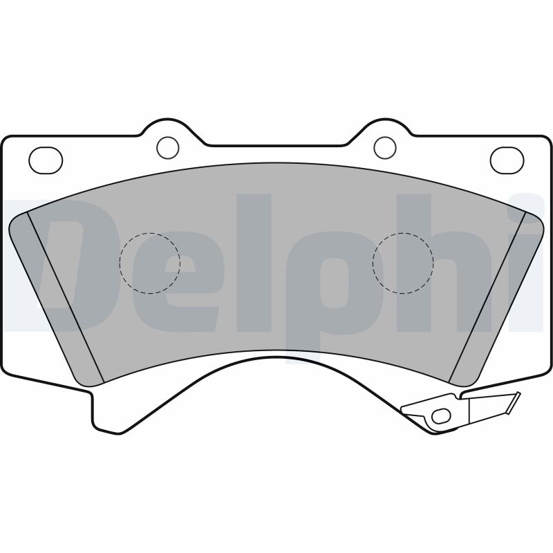 Set placute frana DELPHI LP2134