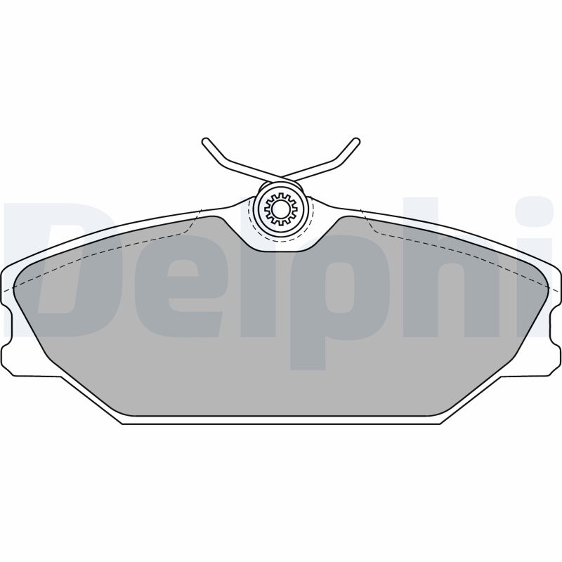 Set placute frana DELPHI LP1744