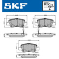 Set placute frana SKF VKBP 90191 A