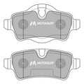 Set placute frana MOTAQUIP LVXL1403