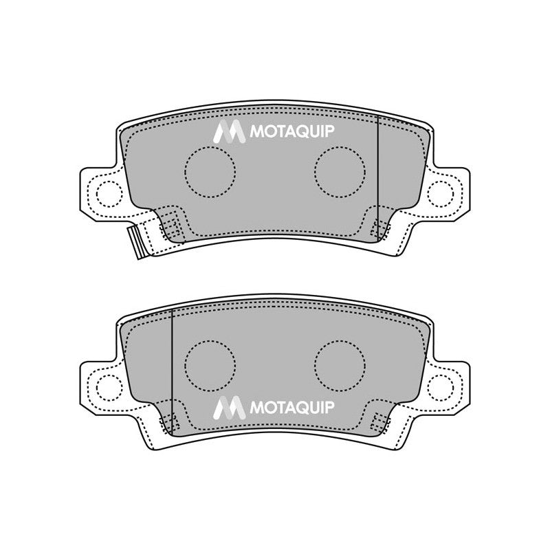 Set placute frana MOTAQUIP LVXL1243