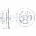 Disc frana DELPHI BG3897C
