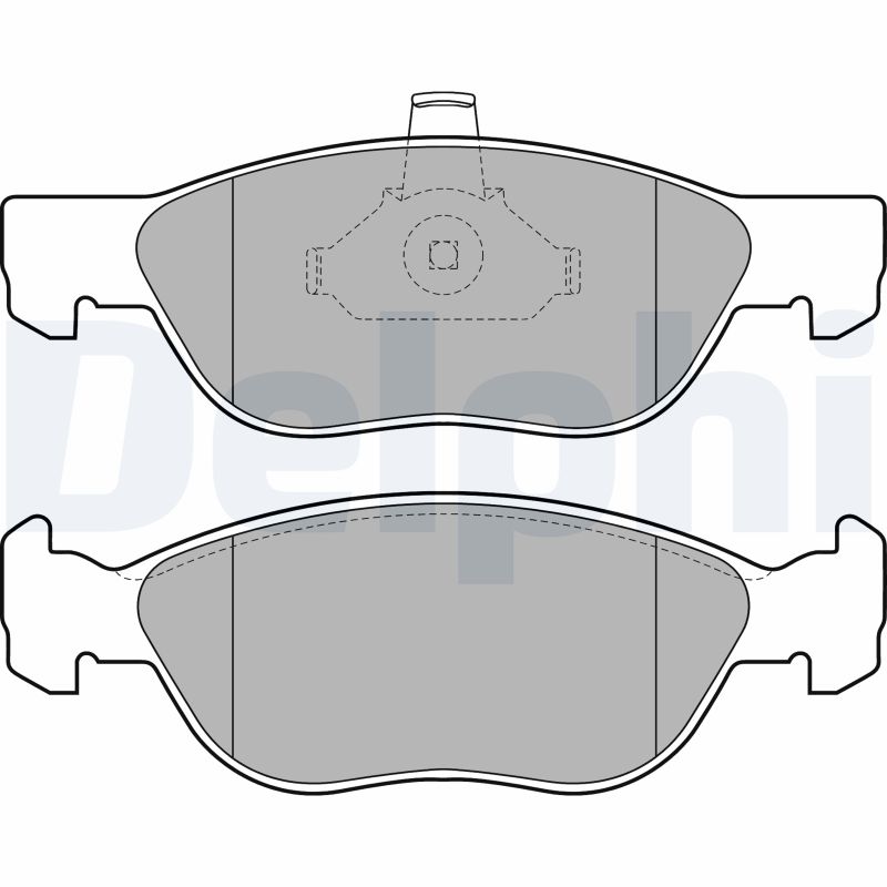 Set placute frana DELPHI LP1734