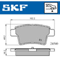 Set placute frana SKF VKBP 90088