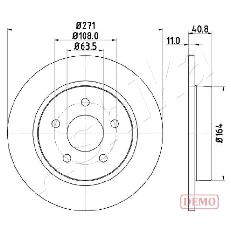 Disc frana Ashika 61-00-0305C