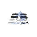 Set placute frana SAMPA 096.605