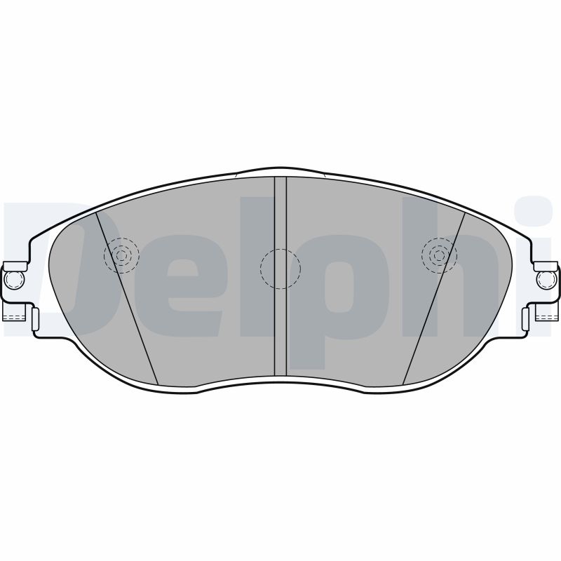 Set placute frana DELPHI LP2250