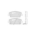 Set placute frana MOTAQUIP LVXL1295
