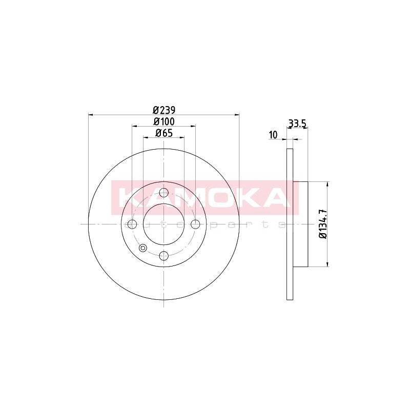 Disc frana KAMOKA 103156