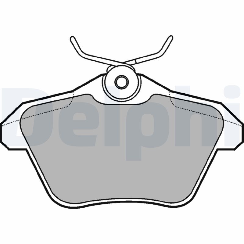 Set placute frana DELPHI LP1018
