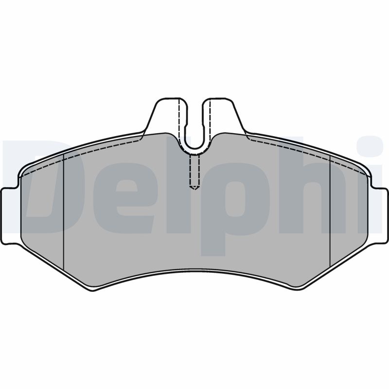 Set placute frana de mana DELPHI LP1437