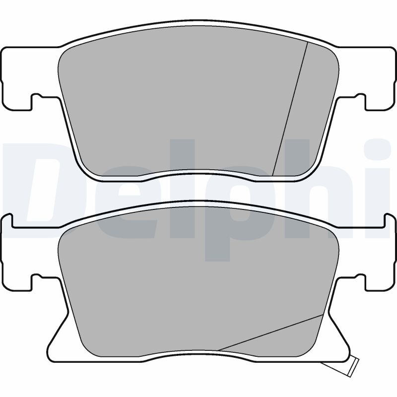 Set placute frana DELPHI LP3237