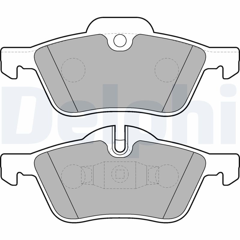 Set placute frana DELPHI LP1657