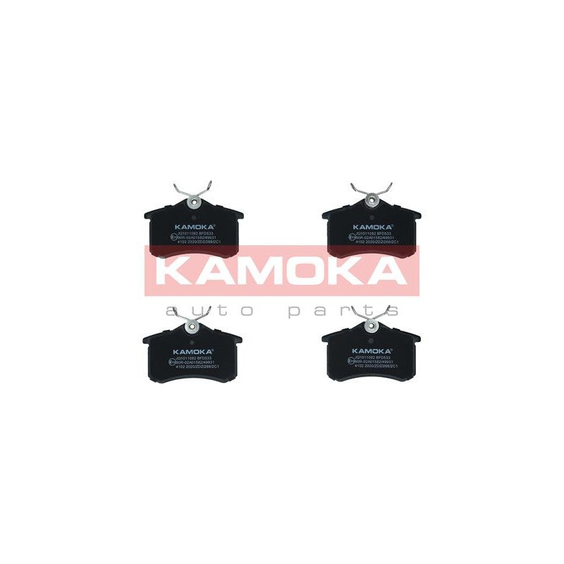 Set placute frana KAMOKA JQ1011082
