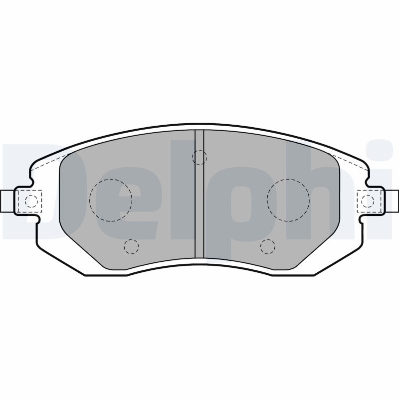 Set placute frana de mana DELPHI LP1718