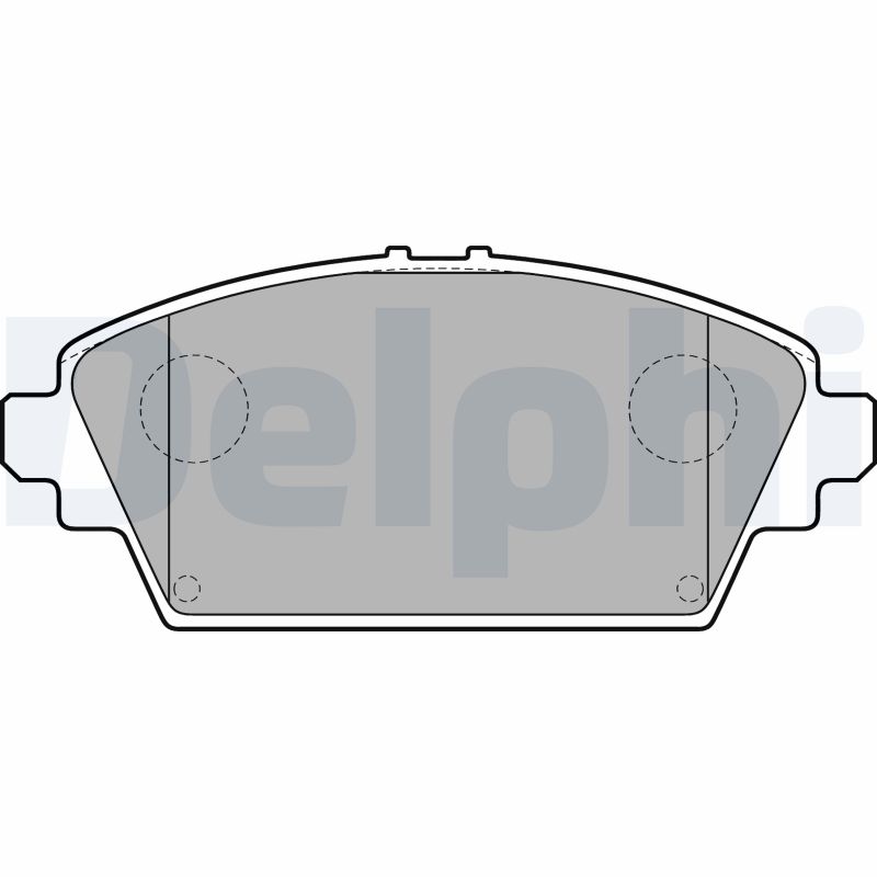 Set placute frana DELPHI LP1732