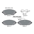 Set placute frana BREMBO P 23 204
