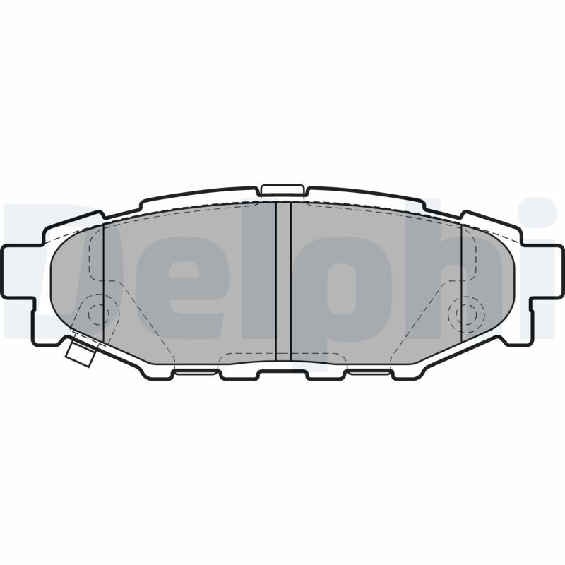 Set placute frana DELPHI LP1999