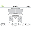 Set placute frana VALEO 302612
