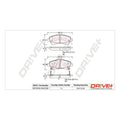 Set placute frana Dr!ve+ DP1010.10.0139