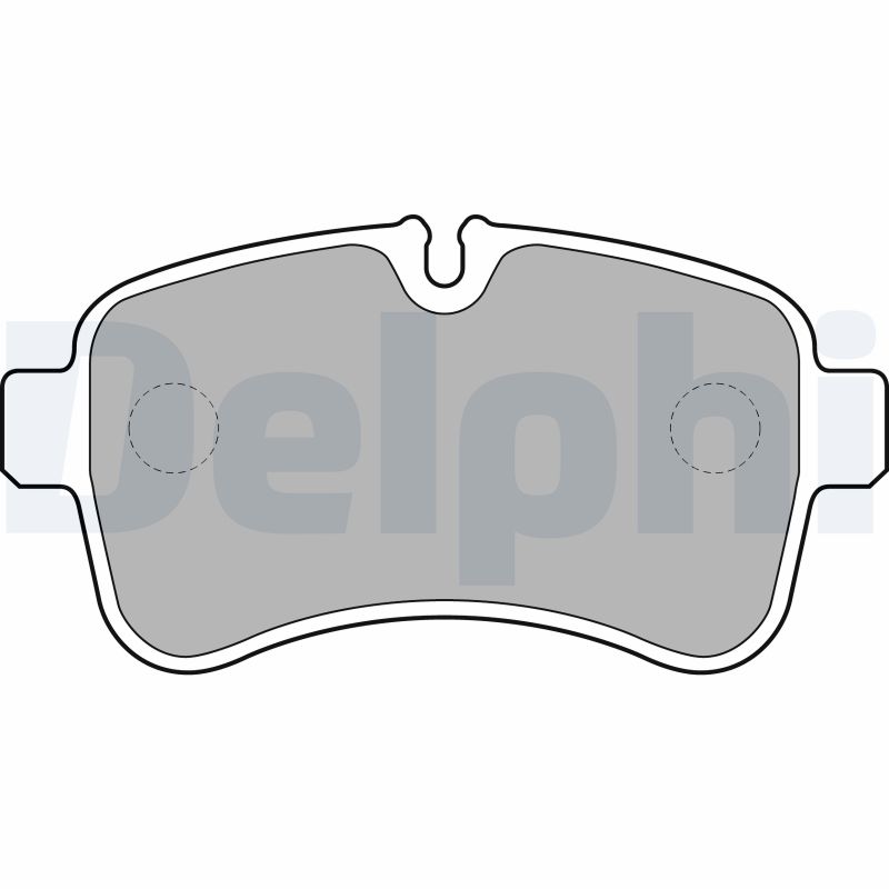 Set placute frana de mana DELPHI LP2040