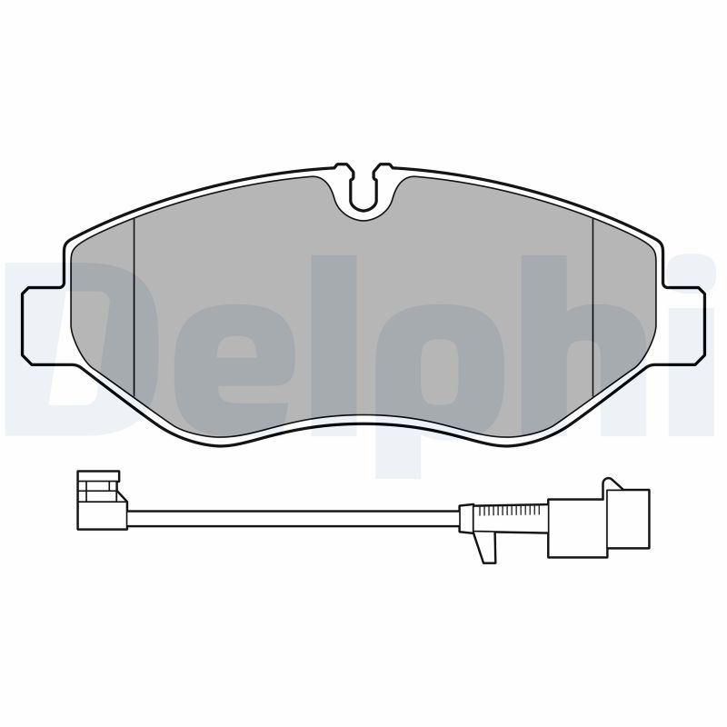 Set placute frana DELPHI LP3621