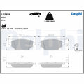 Set placute frana DELPHI LP3859