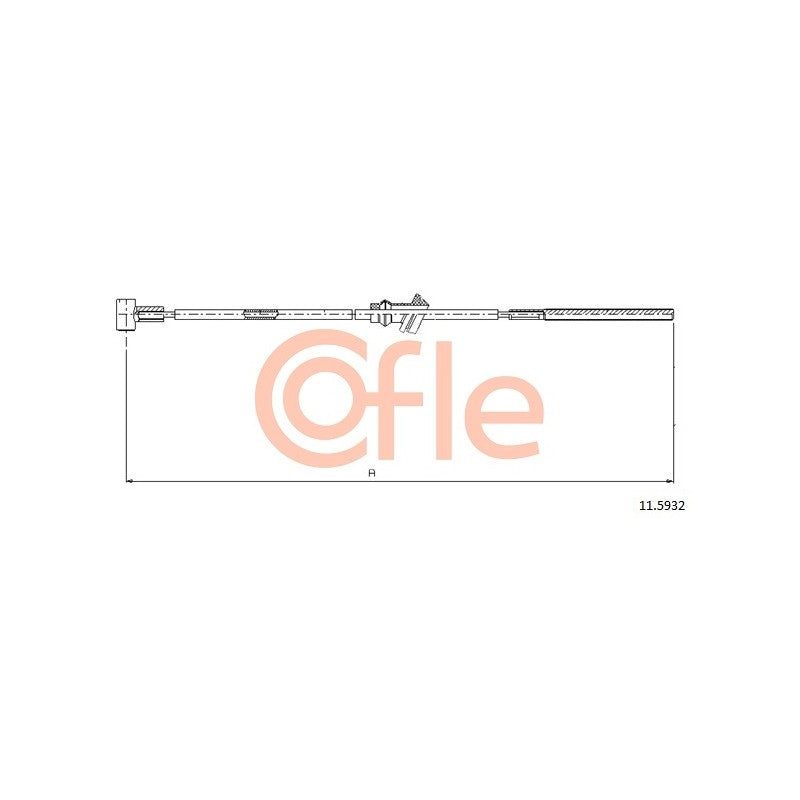 Cablu frana de mana COFLE 11.5932