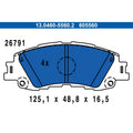 Set placute frana ATE 13.0460-5560.2