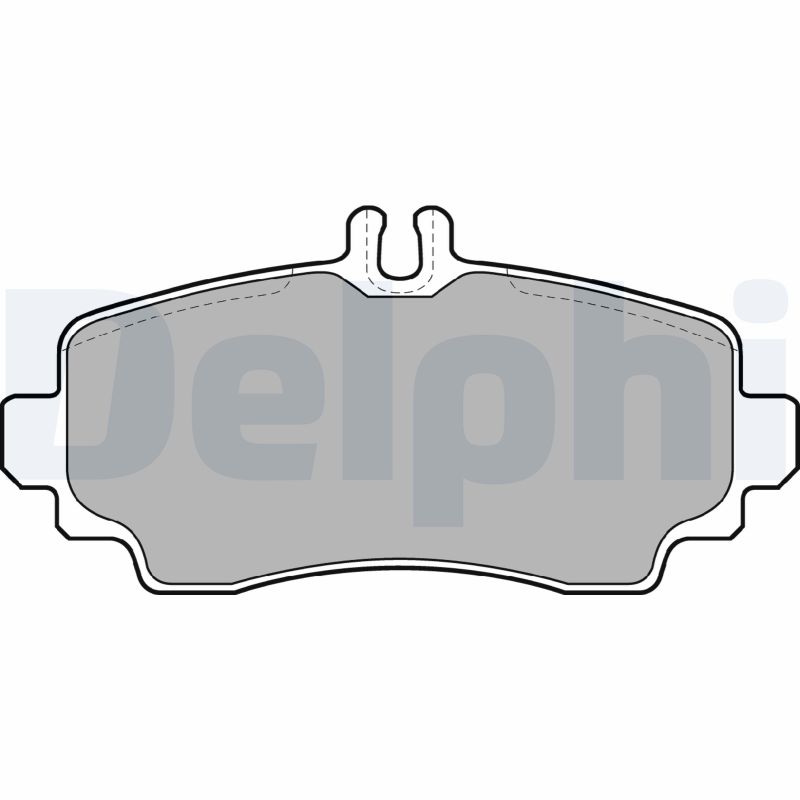 Set placute frana DELPHI LP1401