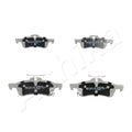 Set placute frana Ashika 51-02-225