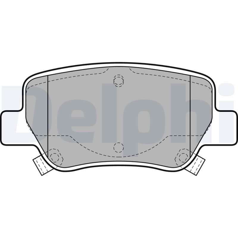 Set placute frana DELPHI LP2206